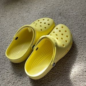 Yellow crocs